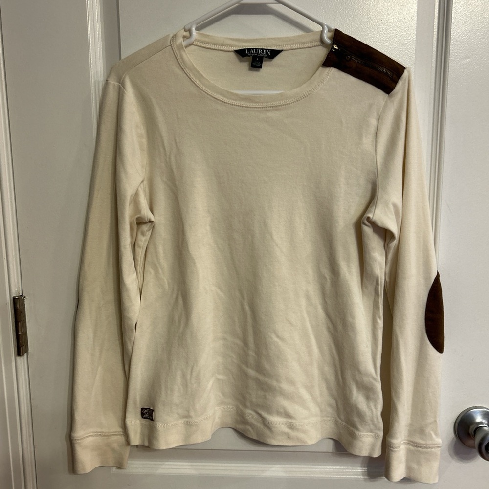 ✨ 5 for $50✨ Ralph Lauren shirt with Brown Accents